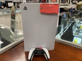 Sony Ps5 Disc W/ Remote In White Plastic Bag 
